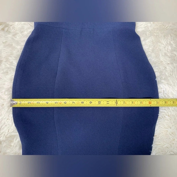 DRESS THE POPULATION Dress Women's Size Medium Midnight Blue Navy - Picture 9 of 14